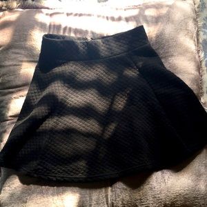 Black skater skirt